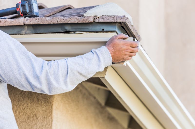 Gutter repair work